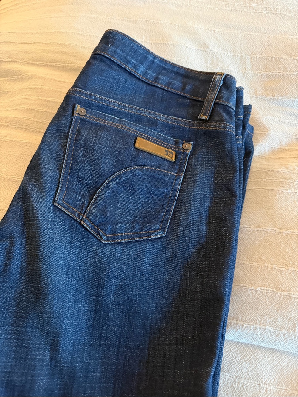 Joes Jeans Honey Fit Dark Blue Denim Jeans with Pocket Detail